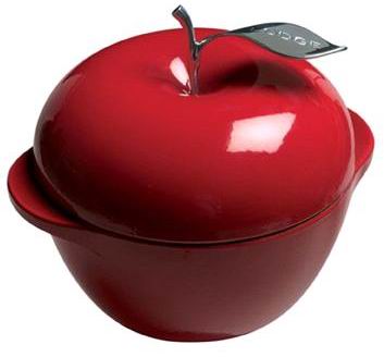  Cast Iron Enamel Apple Pot ( Cast Iron Enamel Apple Pot)