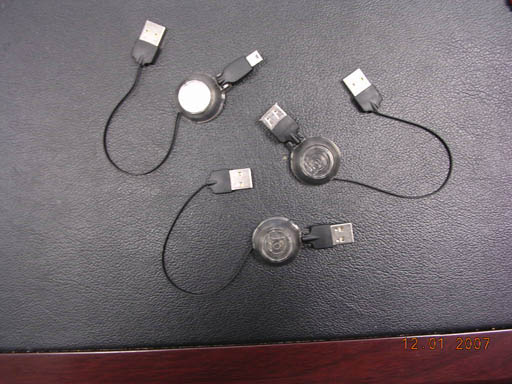  USB One Way Retractable Cable (One Way USB Retractable Cable)