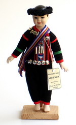  Hand Made Hill Tribe Porcelain Dolls (Hand Made горных племен, фарфоровые куклы)