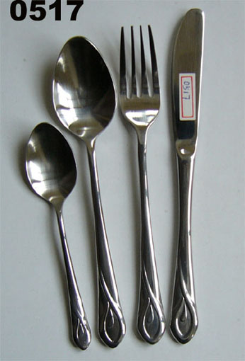  Stainless Steel Flatware-0517 (Столовые приборы из нержавеющей стали-0517)