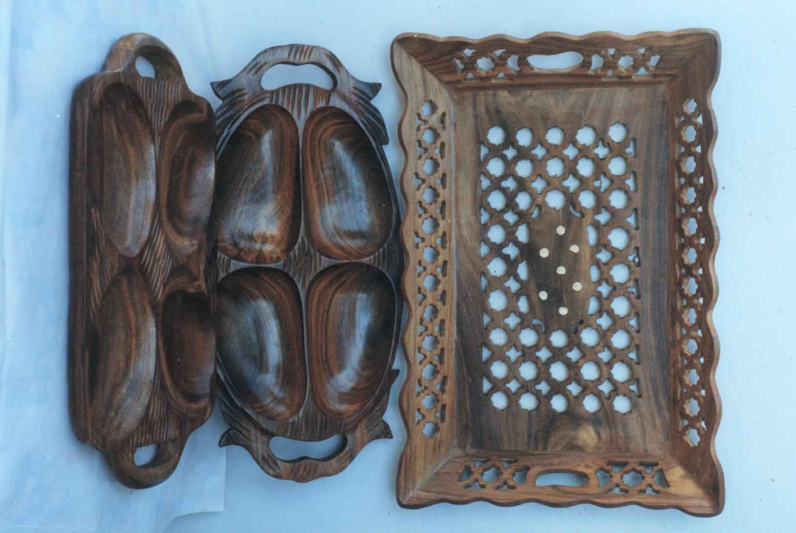  Handmade Wooden Fruit Trays (Фрукты вручную деревянных лотков)