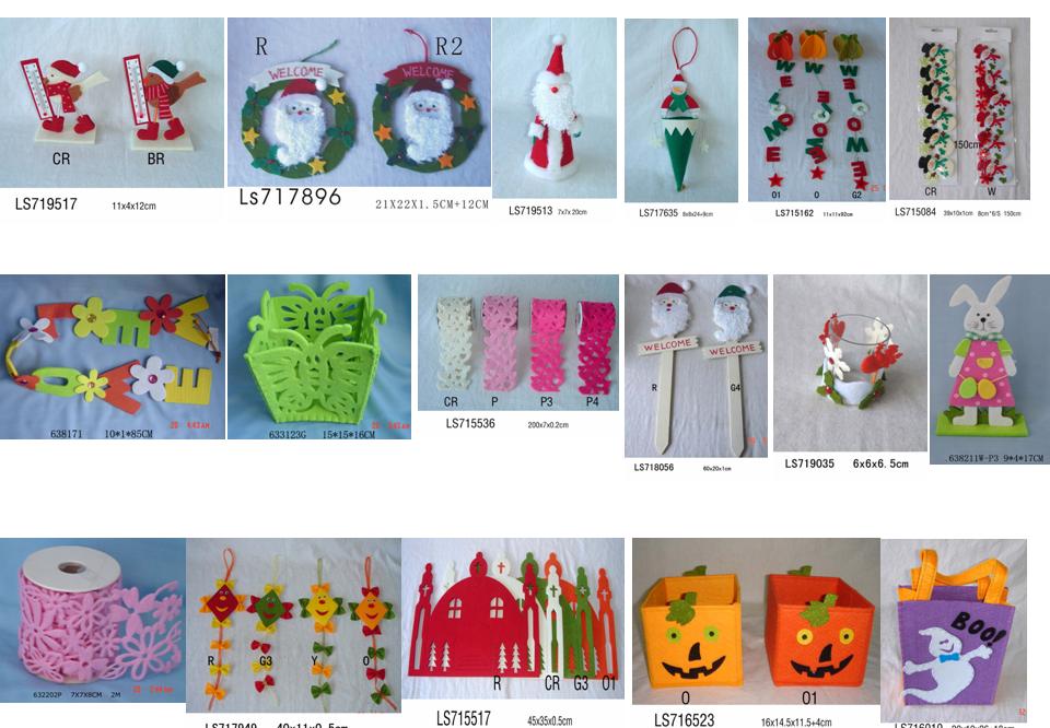  Christmas Felt Cushion & Bunch & Coaster & Roll (Рождественские войлочную подушечку Bunch & & & Roll Coaster)