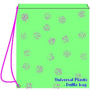  Plastic Duffle Bag