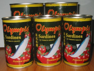 Canned Sardines In Tomato Sauce & Vegetable Oil