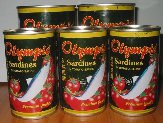 Canned Sardines In Tomato Sauce & Vegetable Oil (Sardinen in Tomatensoße & Vegetable Oil)