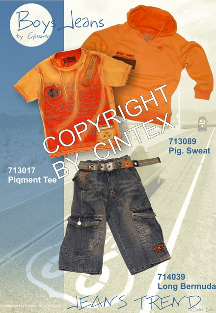  Multi-Colour Washed Pigment Dyed Boys Tops (Multi-Couleur Washed Pigment Dyed Garçons Tops)