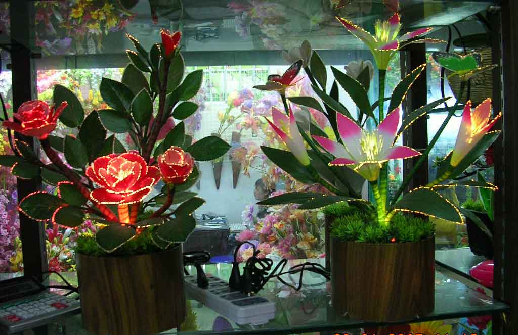  Optical Fiber Flower ( Optical Fiber Flower)