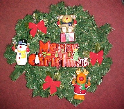  Decorated Animation Wreath Door Greeter