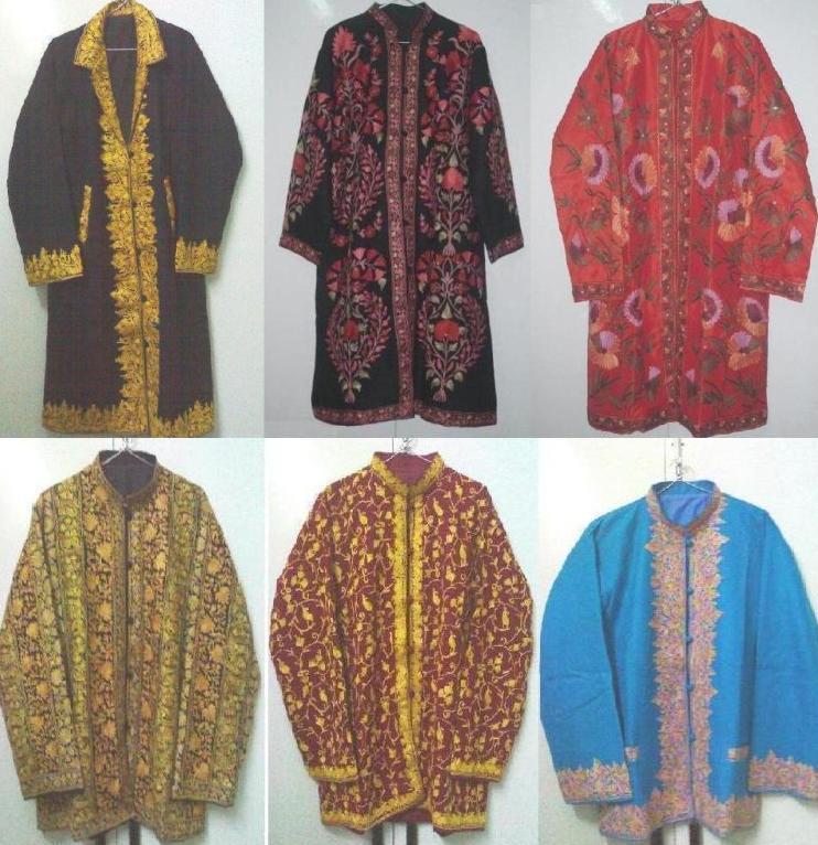  Ethnic Embroidered Jackets / Gowns From Kashmir, India (Этнические Вышитая Куртки / Платья из Кашмира, Индии)