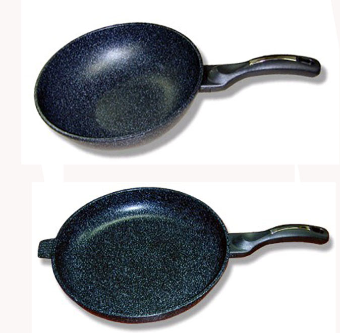  Frying Pan Set With Marble Surface Coating (Bratpfanne Set mit Marmor Oberflächenbeschichtung)