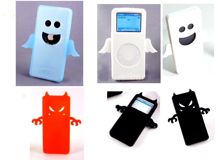  Devil, Angel & Cat Silicone Skin 2gen 2st Case (Devil, Angel & Cat силиконовой кожей 2gen 2-я дела)