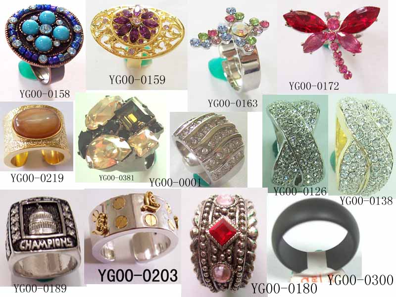  Assortment Of Finger Rings (Sortiment an Finger-Ringe)