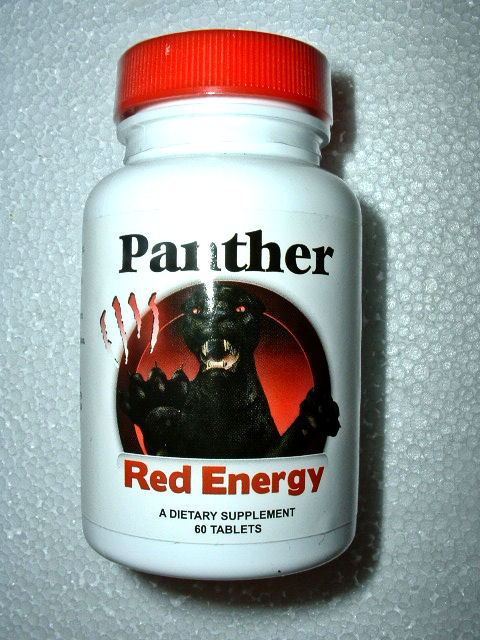  Panther Red Energy Supplements