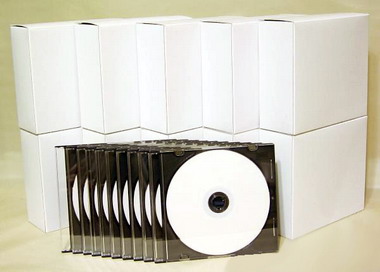  DVDR (+/-), 8X, White Hub Inject Printable