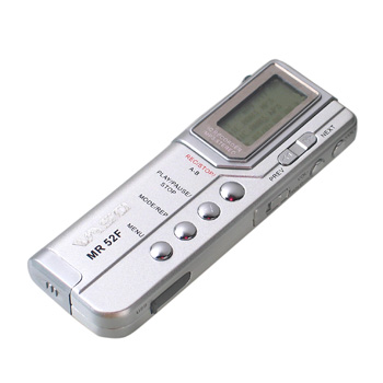  Digital Voice Recorder With MP3, FM Radio