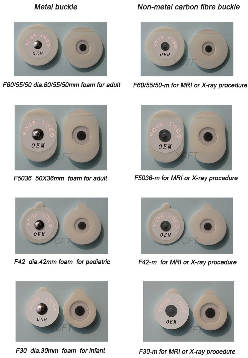  Ecg Electrode (Foam, Used For Mri Or X- Ray Procedure) (Électrodes ECG (mousse, utilisé pour l`IRM ou X-Ray procédure))