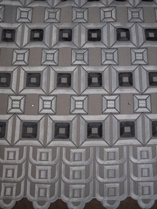  T/ C Two Tone Embroidery Fabric (T / C Two Tone Stickerei Stoff)