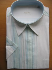  Men`s Printed Shirts, Polyester / Bamboo Fiber