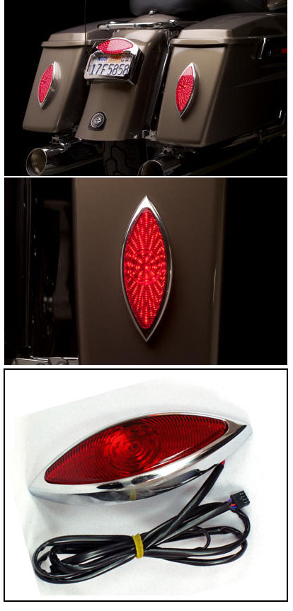  LED Cateye Turn Signal / Accessory Light For Motorcycle (Cateye LED Turn Signal / Light Accessoire pour moto)