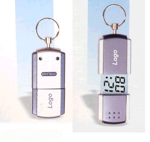  LCD Clock Key Chain (LCD-Clock Key Chain)