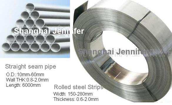  Steel Straight Seam Pipe, Rolled Strip (Steel Pipe Straight Seam, bandes laminées à)