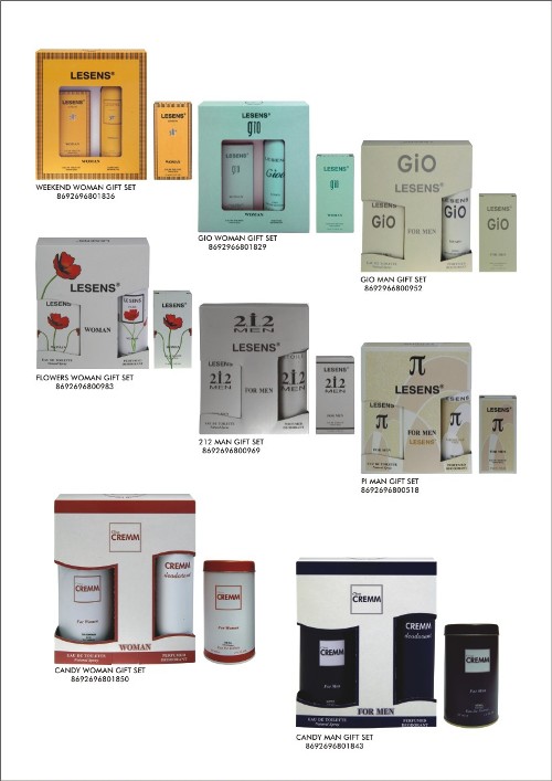  Lesens Gift Sets Deo Edt