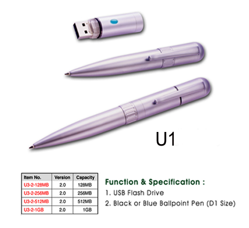  2 In 1-USB Flash Drive Ballpoint Pen ( 2 In 1-USB Flash Drive Ballpoint Pen)