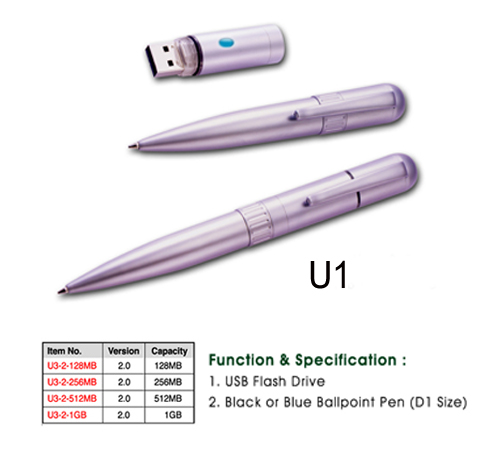 2 In 1-USB-Flash-Laufwerk Kugelschreiber (2 In 1-USB-Flash-Laufwerk Kugelschreiber)