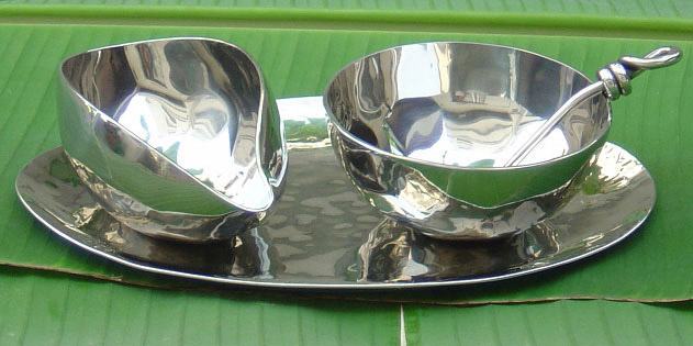  Stainless Steel Cream Jug And Sugar Bowl Set (Stainless Steel Cream Jug And Sugar Bowl Set)