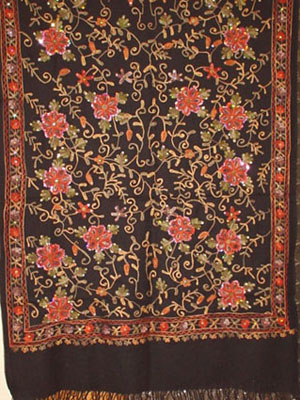  Kashmiri Embroidery Shawls