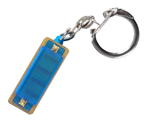 Harmonica, Blues Harp Keychain (Гармоника, Blues Harp брелок)
