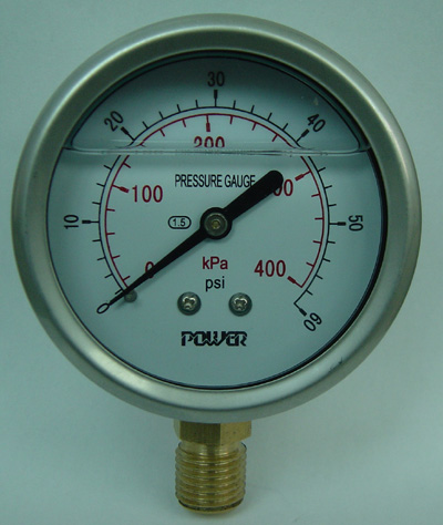 Liquid Filled Pressure Gauge
