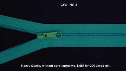  Cfc No 3 Without Cord Zippers