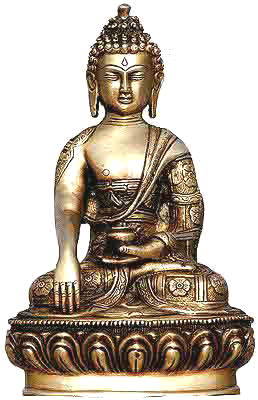  Buddha (Religious Statue) Made Of Brass (Будда (Религиозные Статуя) изготовлены из латуни)