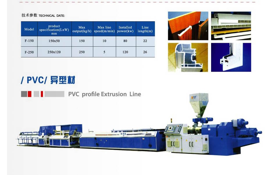  PVC Profile Plastic Machinery (ПВХ-профиль Plastic M hinery)