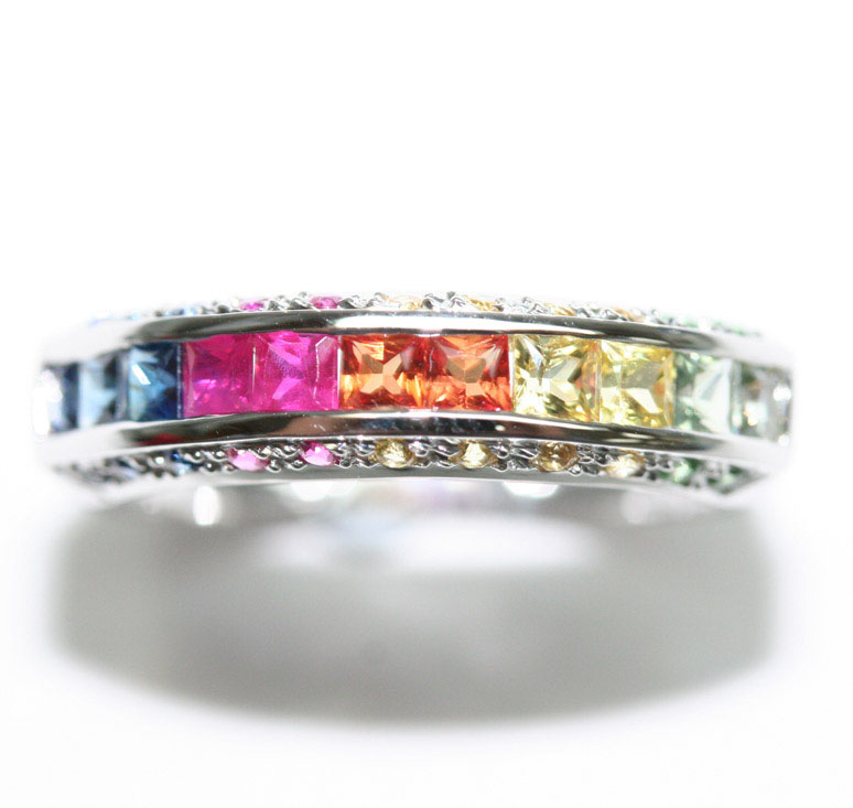 Multi Sapphire Ring (Multi Sapphire Ring)