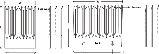  Vent Trimming Blades (Vent Schneiden Blades)