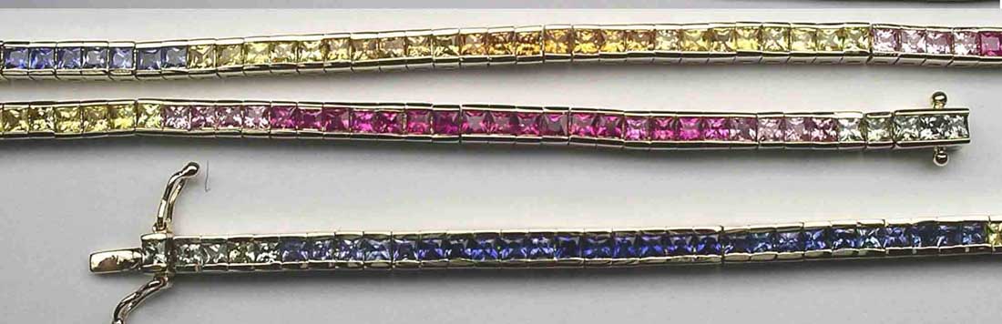  Multi Sapphire Bracelet (Multi Saphir Armband)