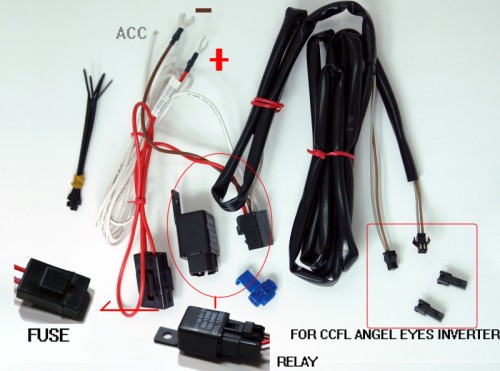  Relay Wire Harness For Ccfl Kit (Реле Wire Упряжь для CCFL Kit)