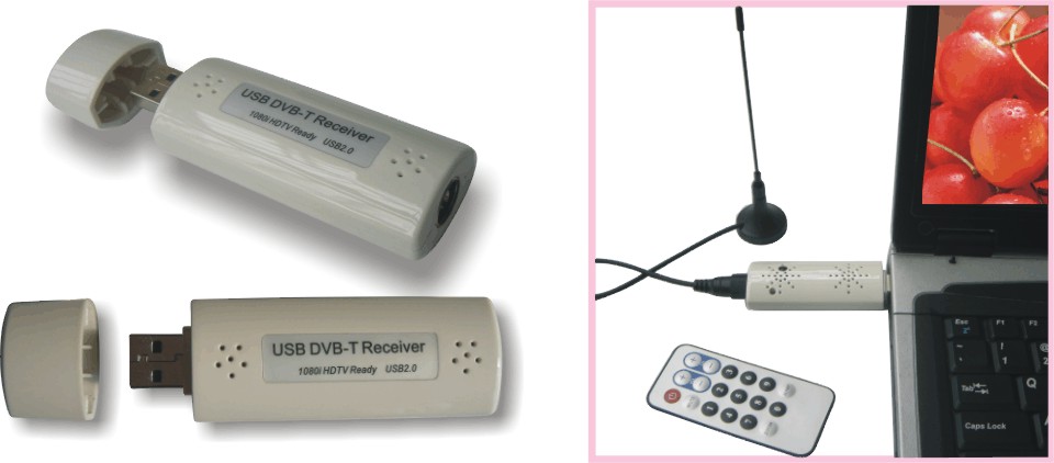  USB DVB- T Digital TV Receiver For Laptop / Desktop (USB DVB-T Digital TV приемник для ноутбуков / Desktop)