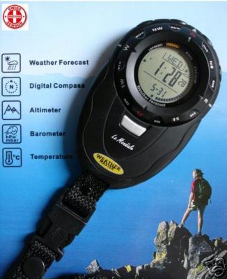  Professional Mountain Mate, Weather Forecast, Altimeter