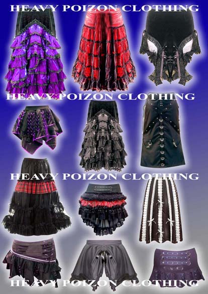   Gothic Punk Lolita Skirts