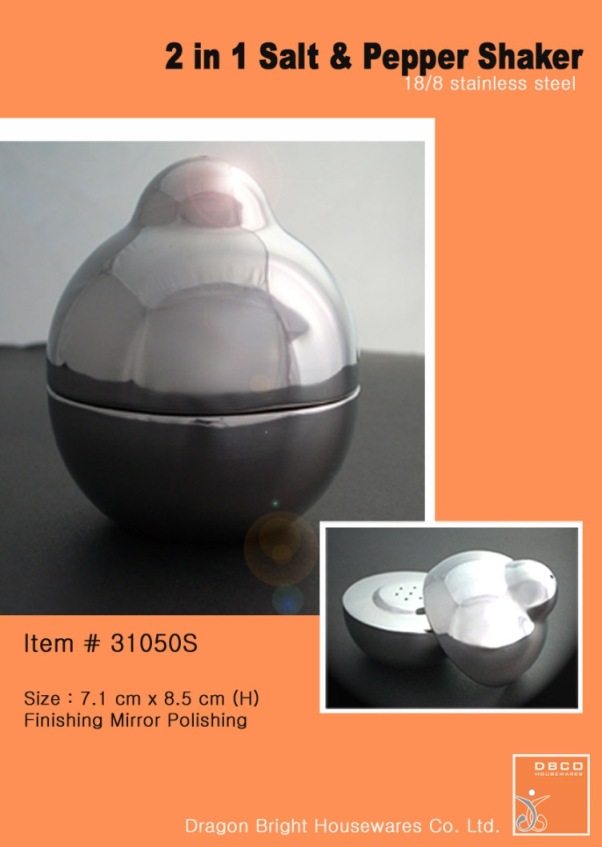  2 & In1 Salt & Pepper Shaker (2 & In1 Salz-und Pfefferstreuer)