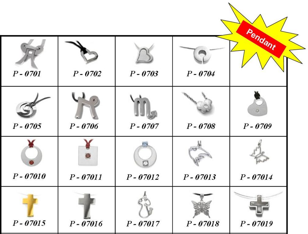  Stainless Steel Or Titanium Pendant (Acier inoxydable ou en titane Pendentif)