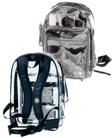  Transparent Backpack (Sac à dos transparent)