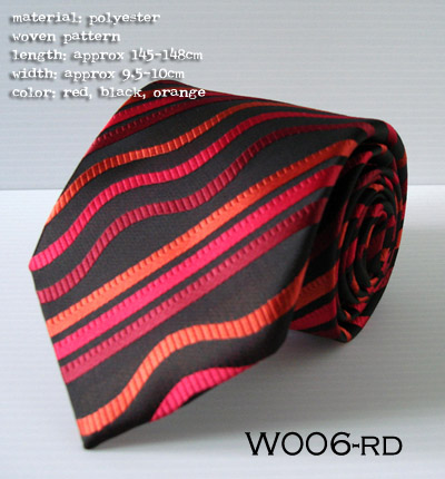  Polyester Woven Necktie (W006) (Cravate en polyester tissé (W006))