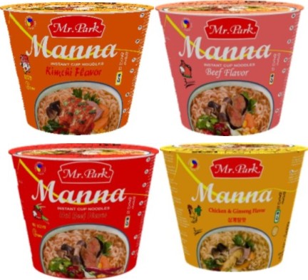  [Mr. Park] Manna Korean Instant Noodle 65g ([M. Park] Manna coréenne Instant Noodle 65g)