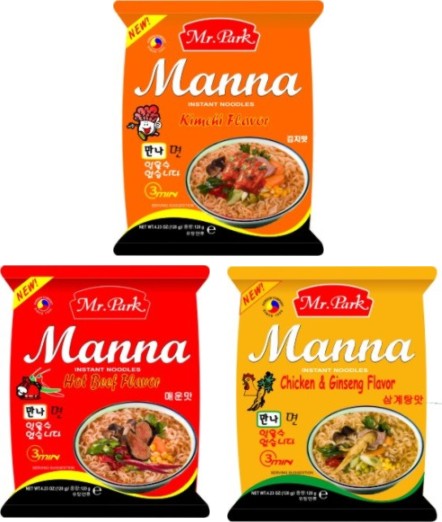  [Mr. Park] Manna Korean Instant Noodle 120g ( [Mr. Park] Manna Korean Instant Noodle 120g)