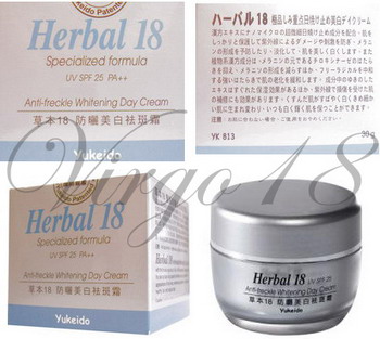  Yukeido Herbal 18 Anti-Freckle Whitening Day Cream UV Spf25 (Yukeido Herbal 18 Anti-Freckle Whitening Tagescreme UV SPF25)