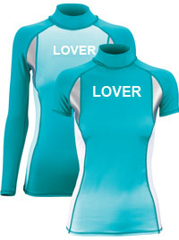  Long Sleeve Rash Guard For Ladies, Lycra Vest, Lycra Suit (Manches longues Rash Guard For Ladies, Lycra Vest, Lycra Suit)
